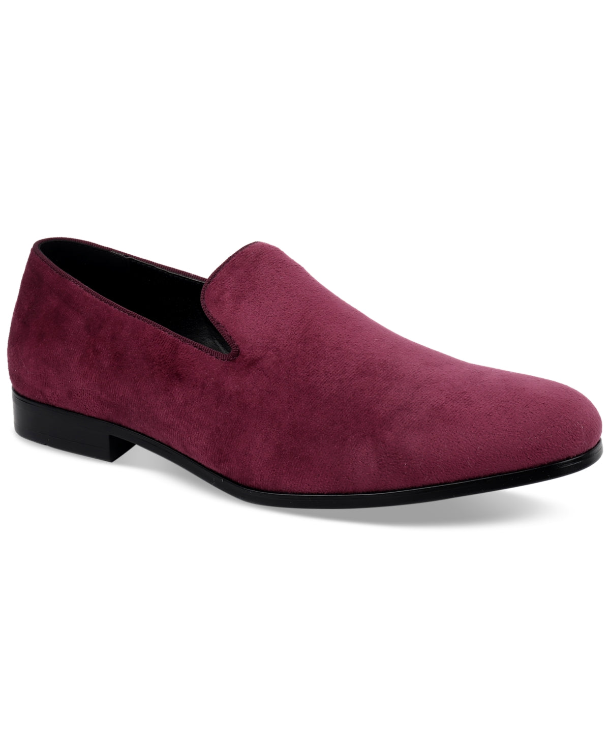 Alfani Men's Zion Smoking Slipper Loafers Red Size 8