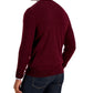 Club Room Men's Merino Penguin Sweater Red Size Medium