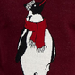 Club Room Men's Merino Penguin Sweater Red Size Large