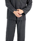 Club Room Men's Heathered Solid Flannel Pajama Set Gray Size XX-Large