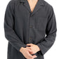 Club Room Men's Heathered Solid Flannel Pajama Set Gray Size XX-Large