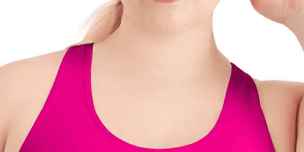 ID Ideology Women's Medium Impact Sports Bra Pink Size 1X