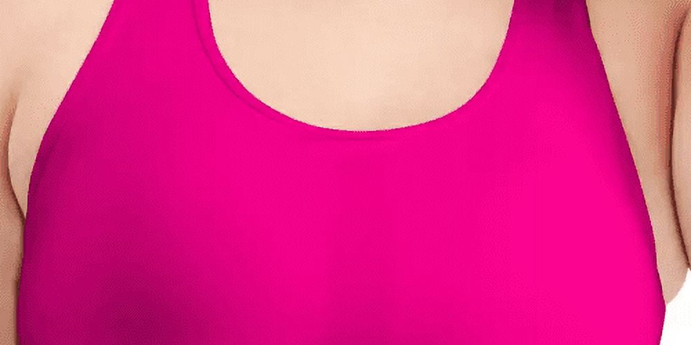 ID Ideology Women's Medium Impact Sports Bra Pink Size 1X