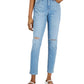 Style & Co Women's Curvy Fit Skinny Jeans Blue Size 4