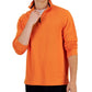 Club Room Men's 1/4 Zip Mock Neck Pullover Sweater Orange Size XX-Large