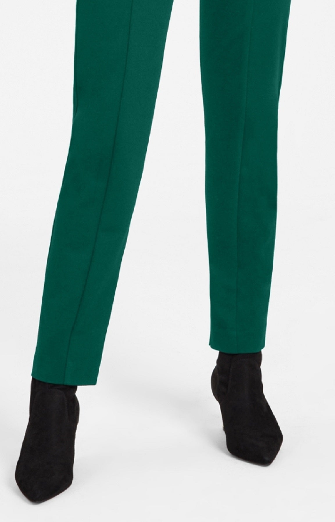 Alfani Women's Seamed Tummy Panel Pull On Pants Green Size 6