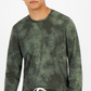 Sun + Stone Men's Cozy Tie Dye Sleep Shirt Green Size Medium