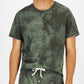 Sun + Stone Men's Scattered Tie Dye Pajama Shorts Green Size Large