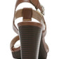 Giani Bernini Women's Paulette Dress Sandals Brown Size 7.5 M