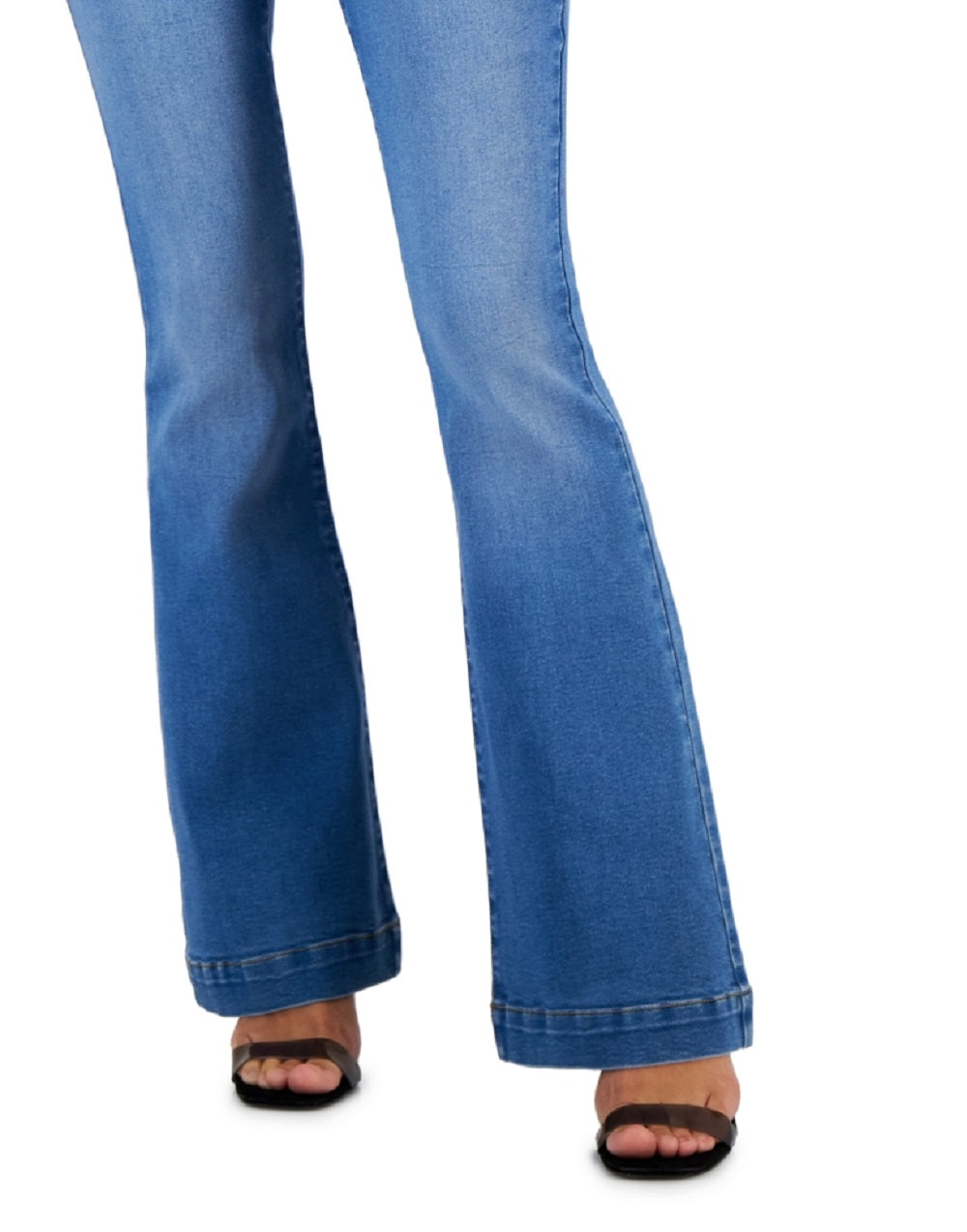 INC International Concepts Women's Pull On Flare Leg Jeans Blue Size 4