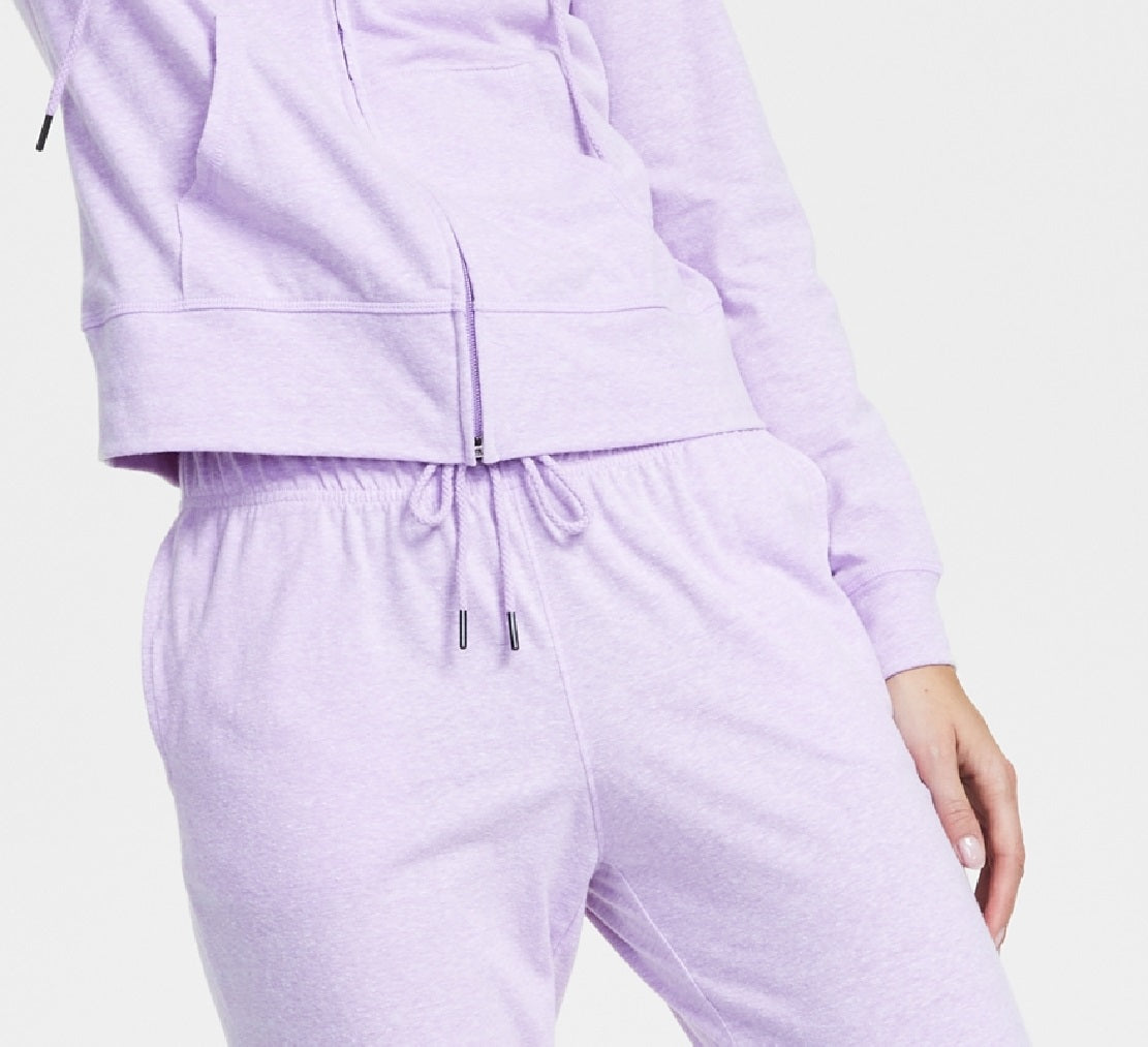 ID Ideology Women's Retro Recycled Full Zip Jacket Purple Size Medium