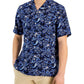 Club Room Men's Paisley Medallion Shirt Blue Size Small
