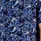 Club Room Men's Paisley Medallion Shirt Blue Size Small