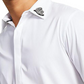 INC International Concepts Men's Embellished Stretch Button Down Shirt White Size Medium