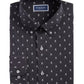 Club Room Men's Slim Fit Skull Print Button Down Shirt Black Size Small
