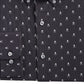 Club Room Men's Slim Fit Skull Print Button Down Shirt Black Size Medium