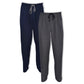 Hanes Men's Pack Of 2 Knit Sleep Pants Blue Size Large