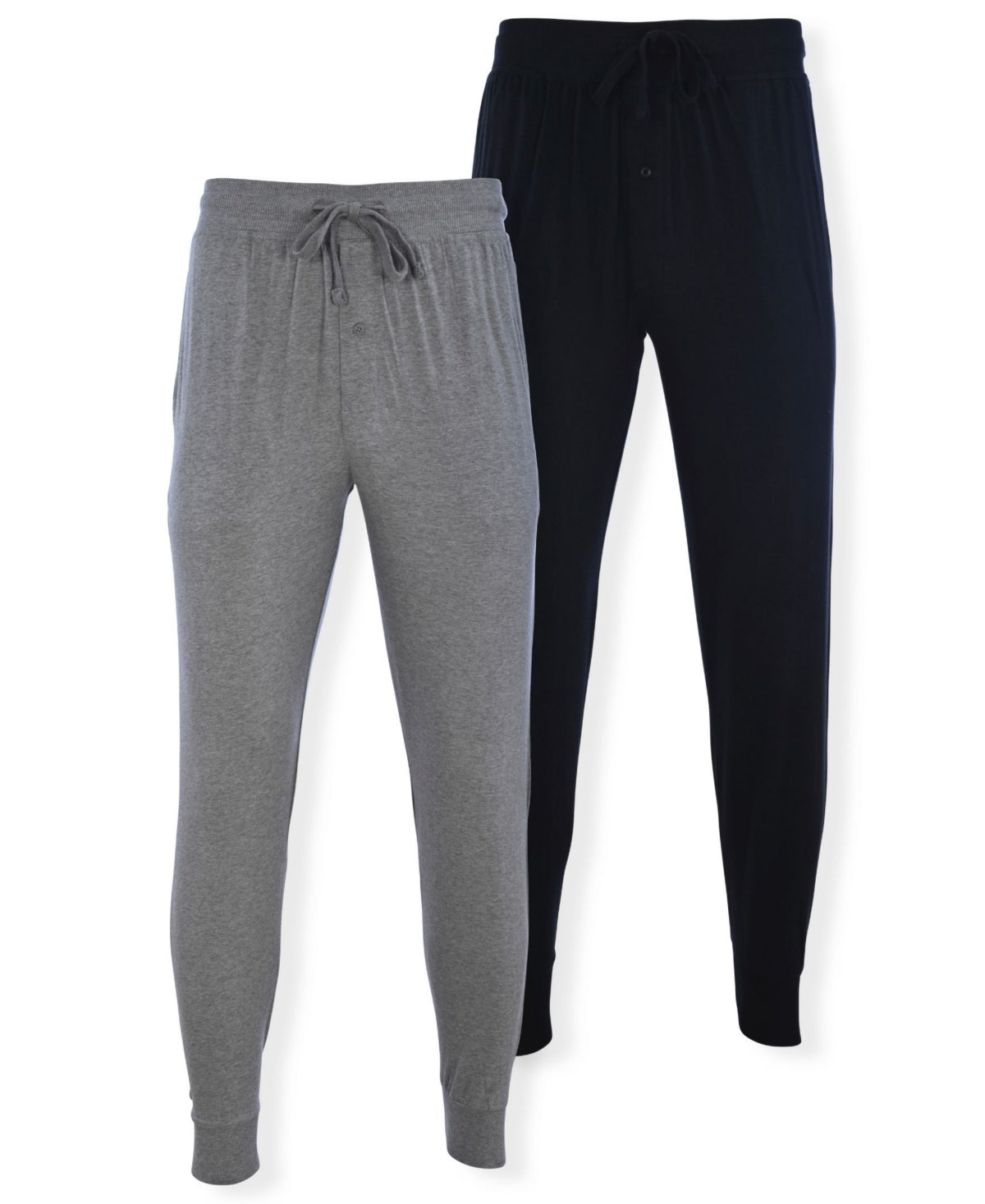Hanes Men's Pack Of 2 Knit Joggers Gray Size Medium