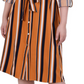 NY Collection Women's Roll Tab Shirt Dress Brown Size Petite Medium
