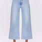 Pistola - Ana Raw Hem Ankle Wide Leg Jeans