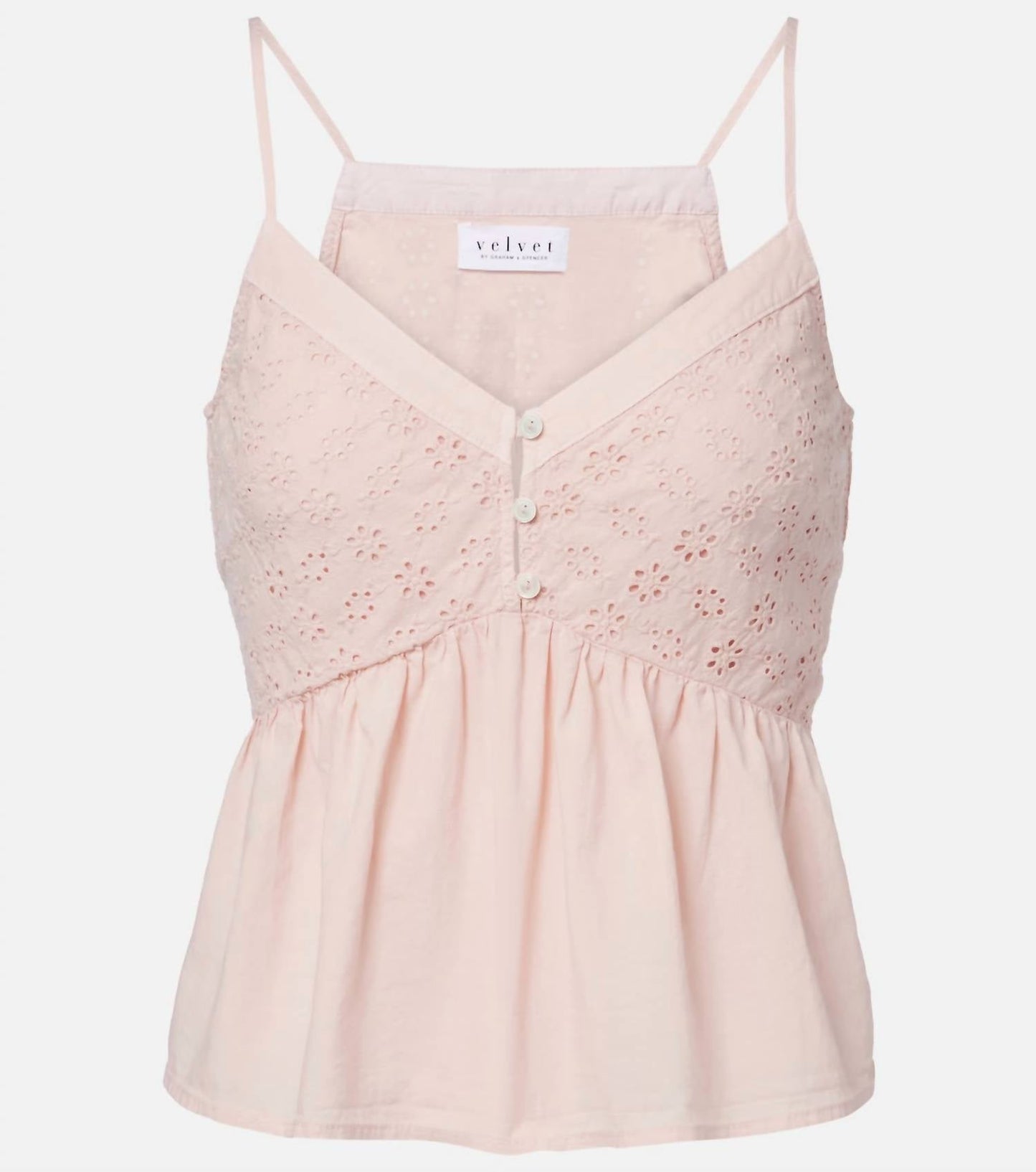 Velvet By Graham & Spencer - Aliah Eyelet Tank Top