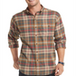 G.H. Bass & Co. Men's Fireside Classic Fit Plaid Flannel Shirt Gray Size Medium