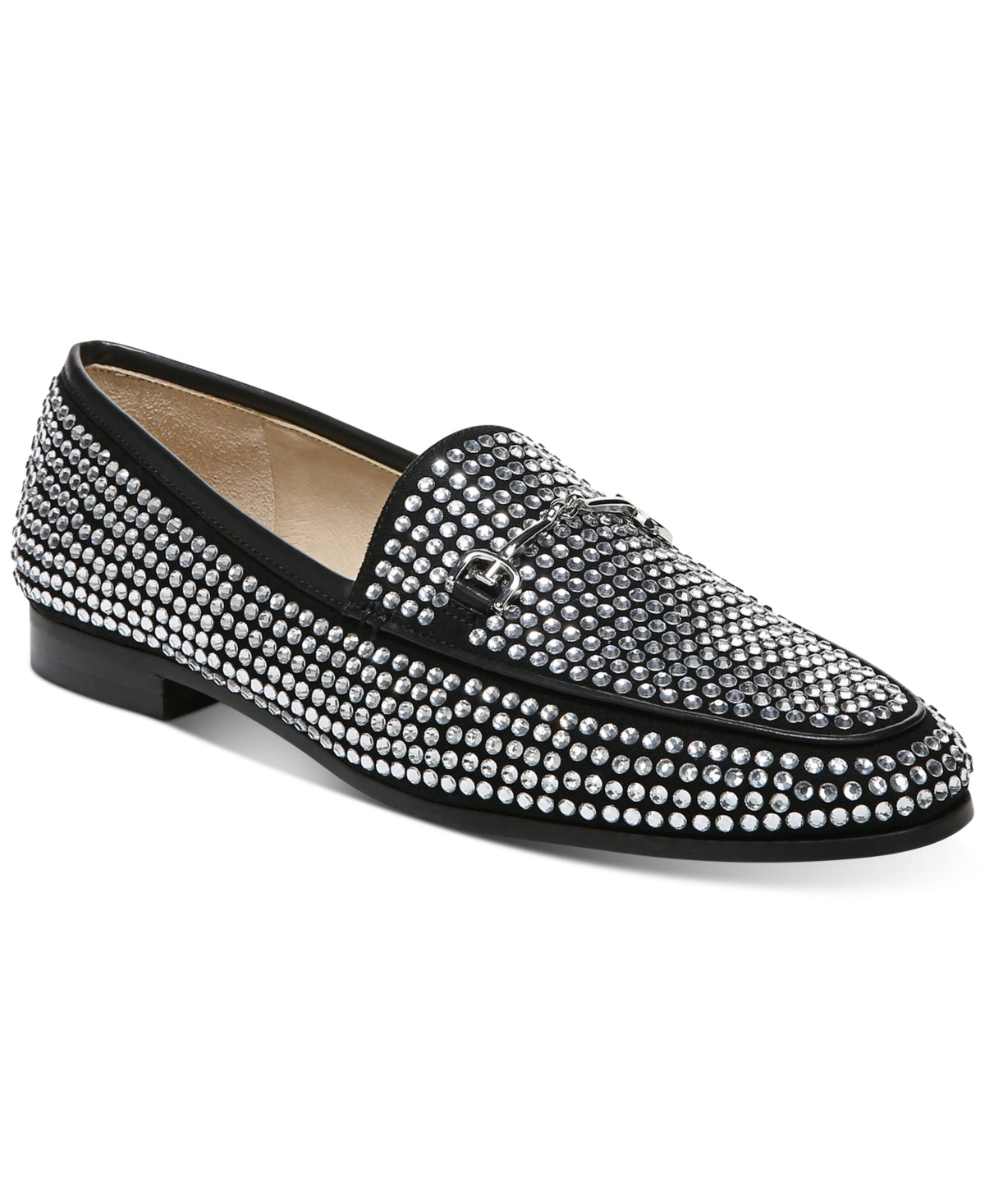 Sam Edelman Women's Loraine Glitz Rhinestone Bit Loafer Black Size 10 M