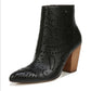 Carlos By Carlos Santana Women's Taryn Block Heel Boot Black Size 8.5 M