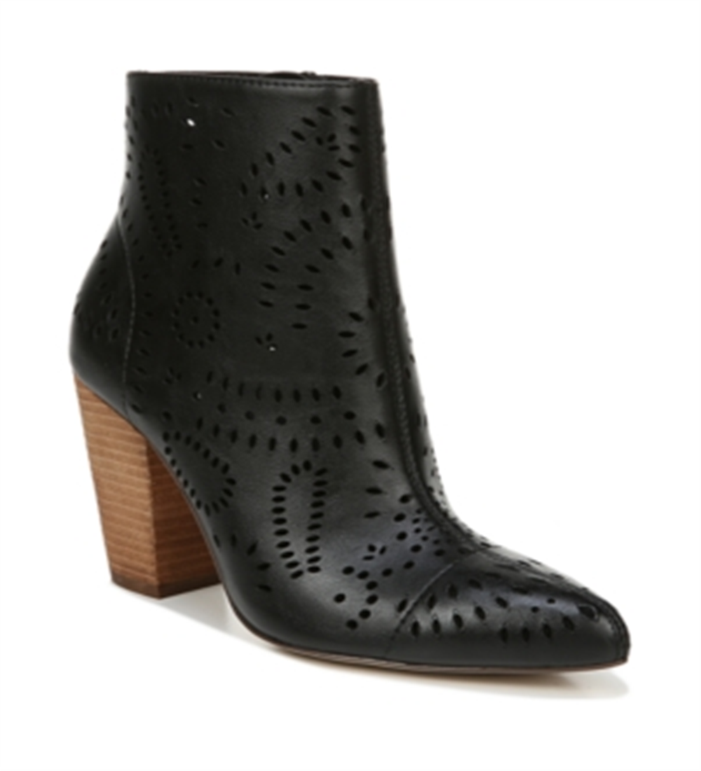 Carlos By Carlos Santana Women's Taryn Block Heel Boot Black Size 8.5 M