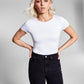 And Now This Women's Crewneck Bodysuit White Size Small