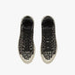 Balmain - Women's B-court Bicolor Monogram Jacquard High-top Sneakers
