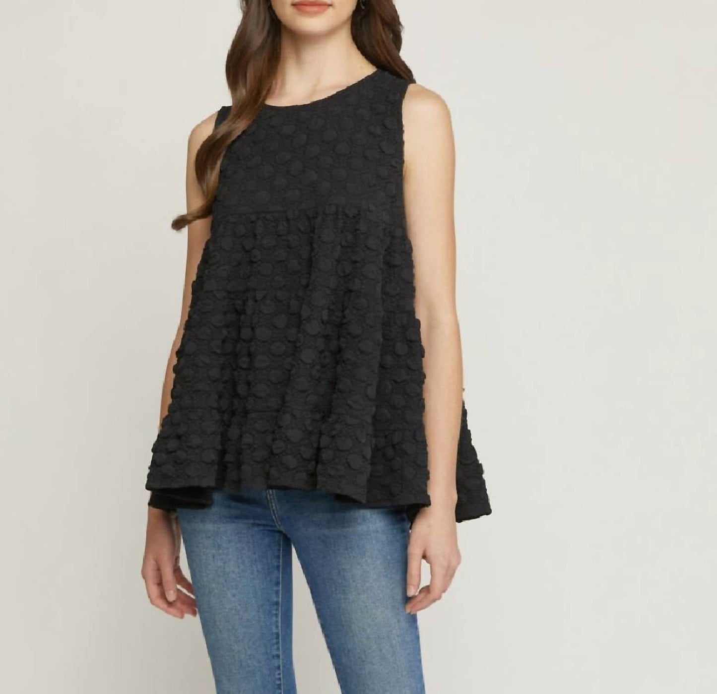 Entro - Babydoll Peach Top