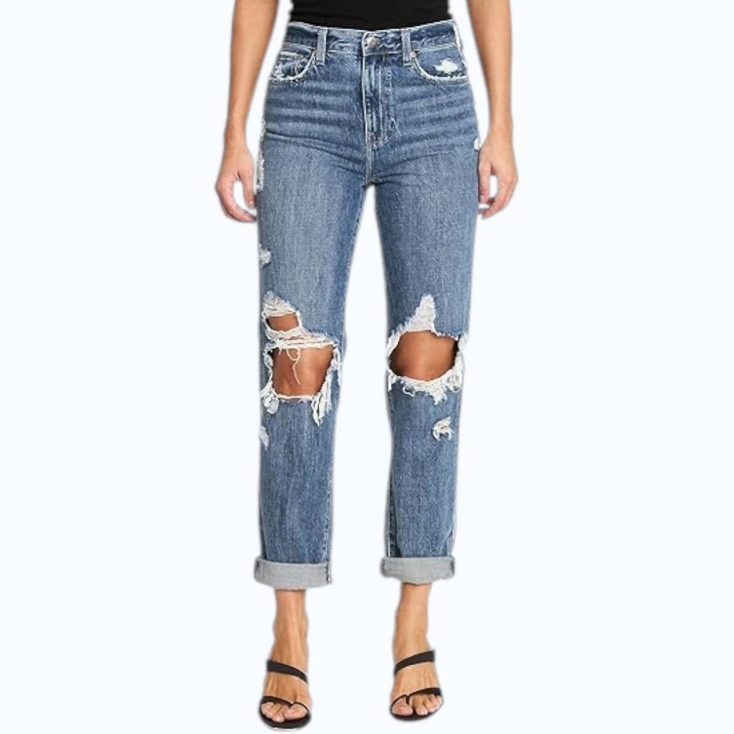 Pistola - Presley High Rise Relaxed Roller Jean