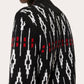 Valentino - Geometric Pattern Crew Neck Sweater