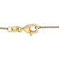 14K Yellow Gold Alternating Red Ruby and White Diamond Bezel Station Chain Bracelet (I-J Color, SI2-I1 Clarity) - 7.5" Inches