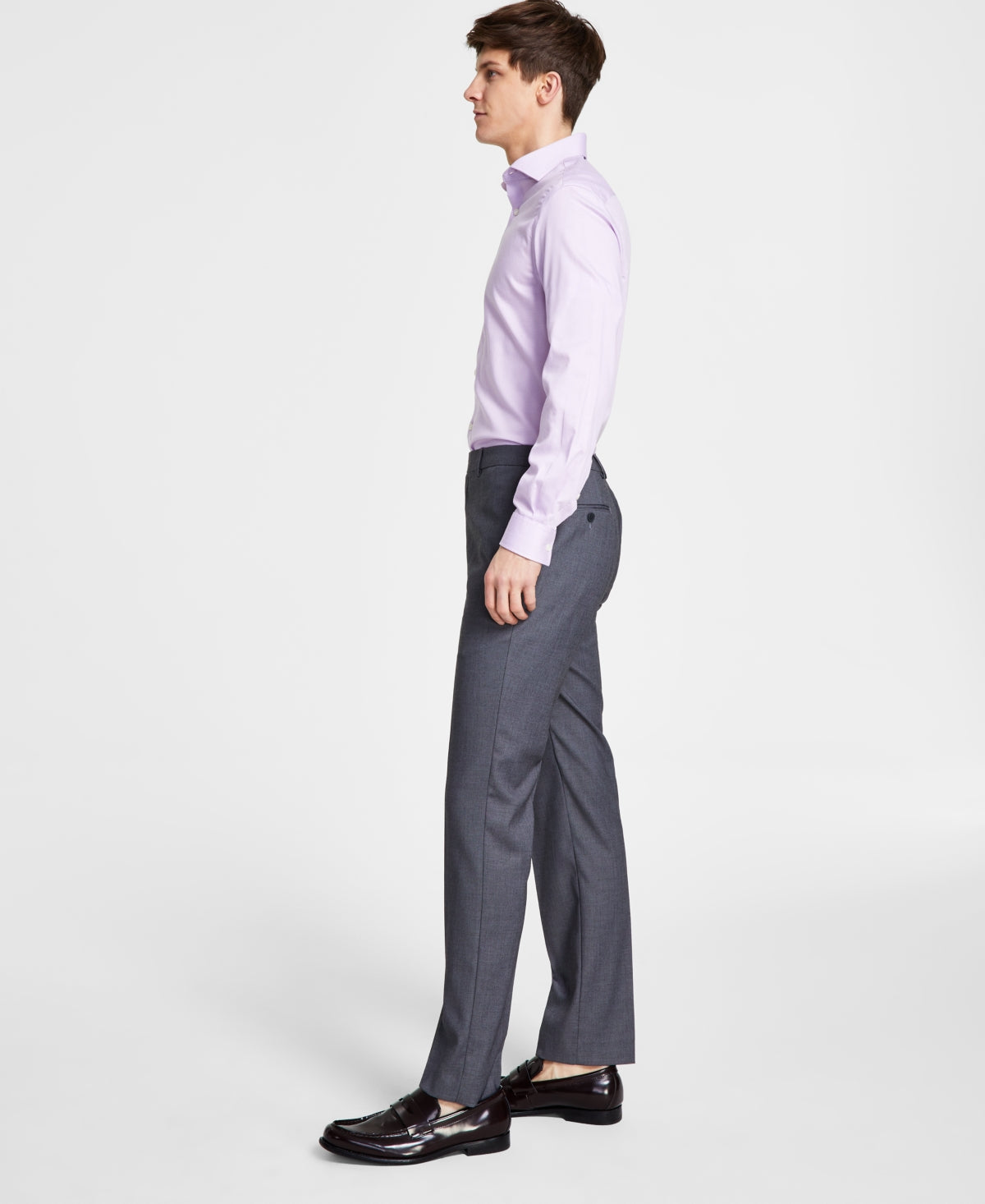 Calvin Klein Men's Slim Fit Dress Pants Gray Size 32X30