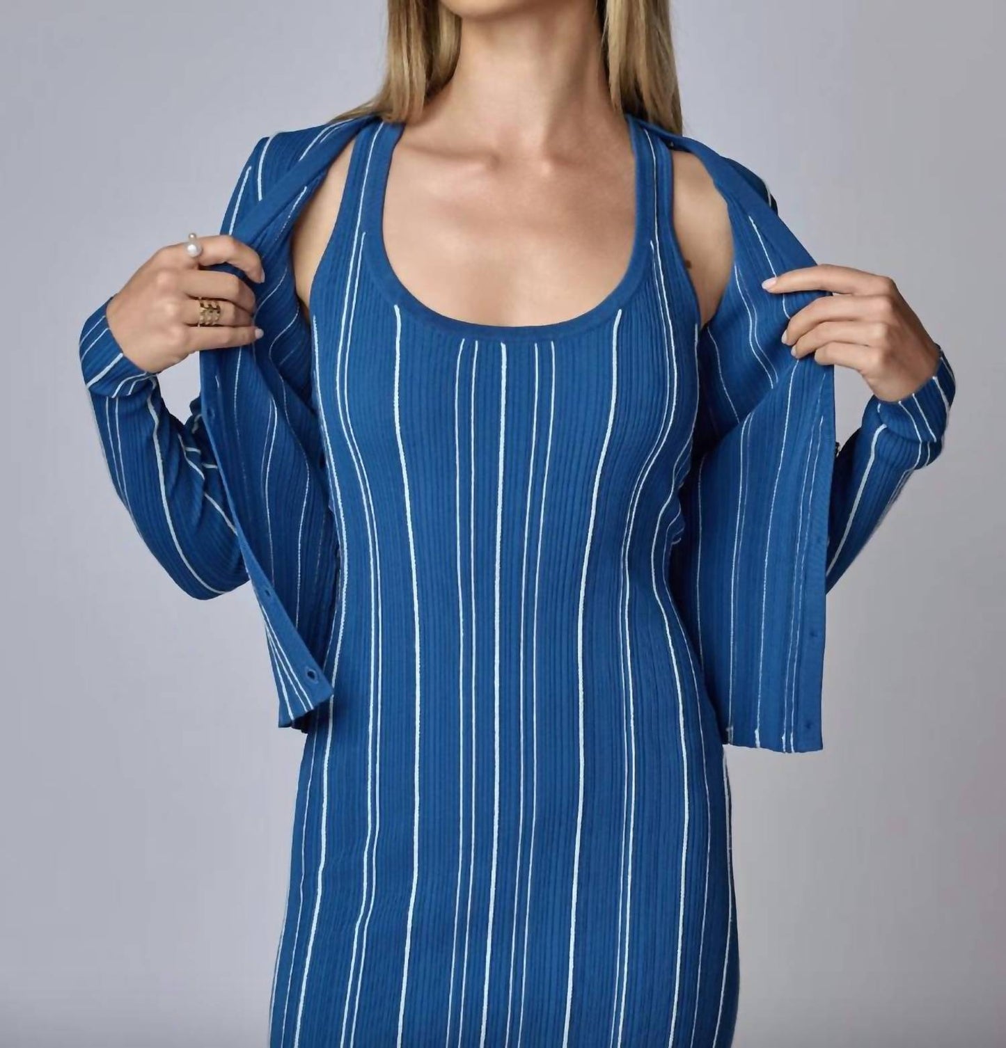 Hevron - Pearl Long Sleeve Cardigan