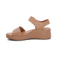 Aetrex - Women's Ariel Adjustable Quarter Strap Wedge