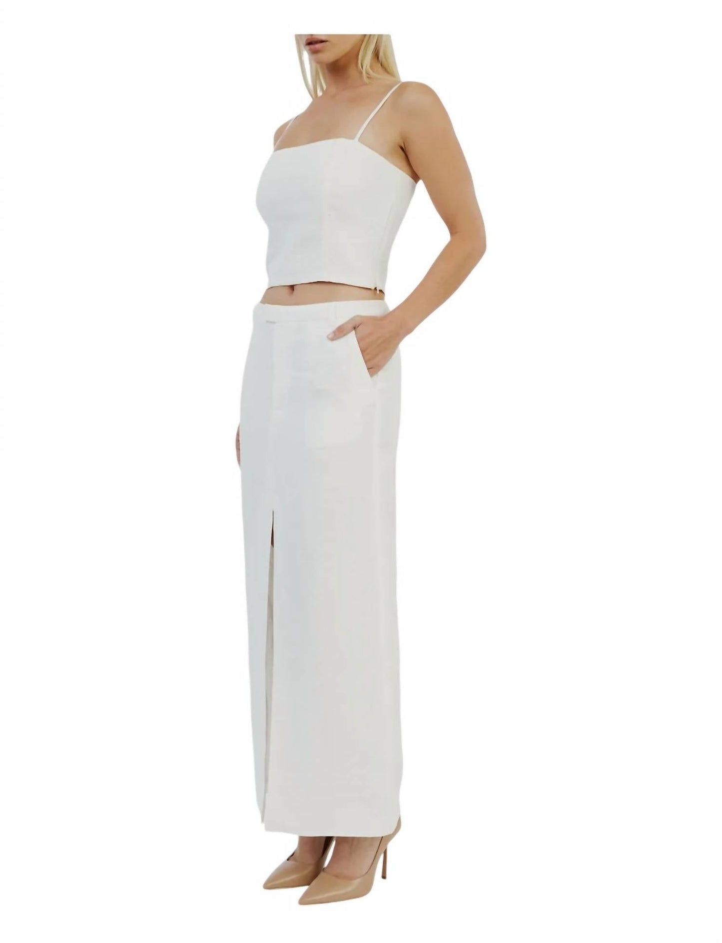 Bardot - SITA LINEN TOP