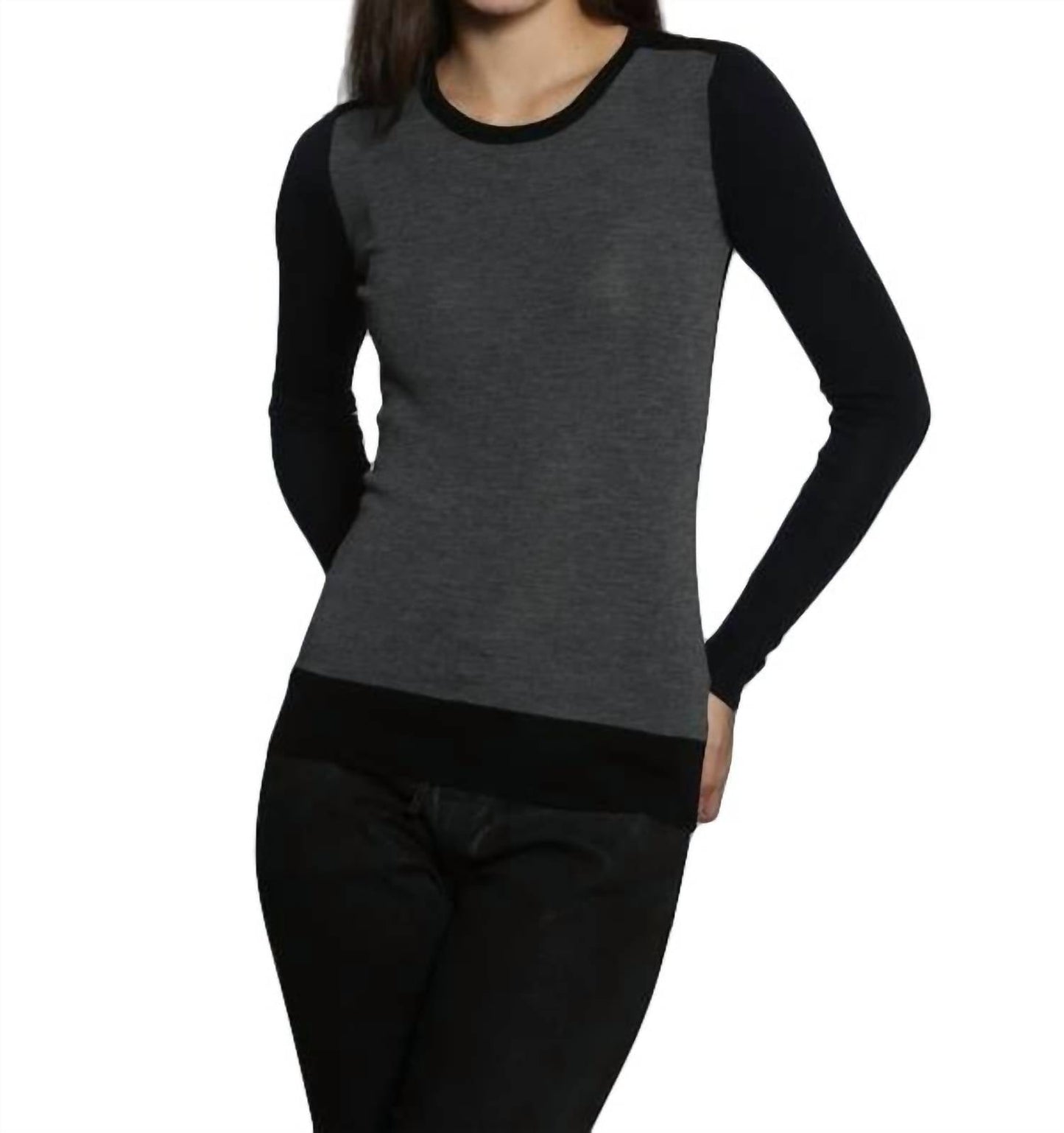 Label+Thread - Skinny Rib Crew Pullover