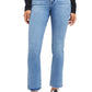 Good American Good Straight High Waist Ankle Straight Leg Organic Cotton Jeans in Indigo127 , Size 4