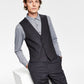 Calvin Klein Men's X Fit Stretch Solid Suit Vest Black Size Small
