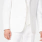 Bar III Men's Slim Fit Linen Suit Jackets White Size 38
