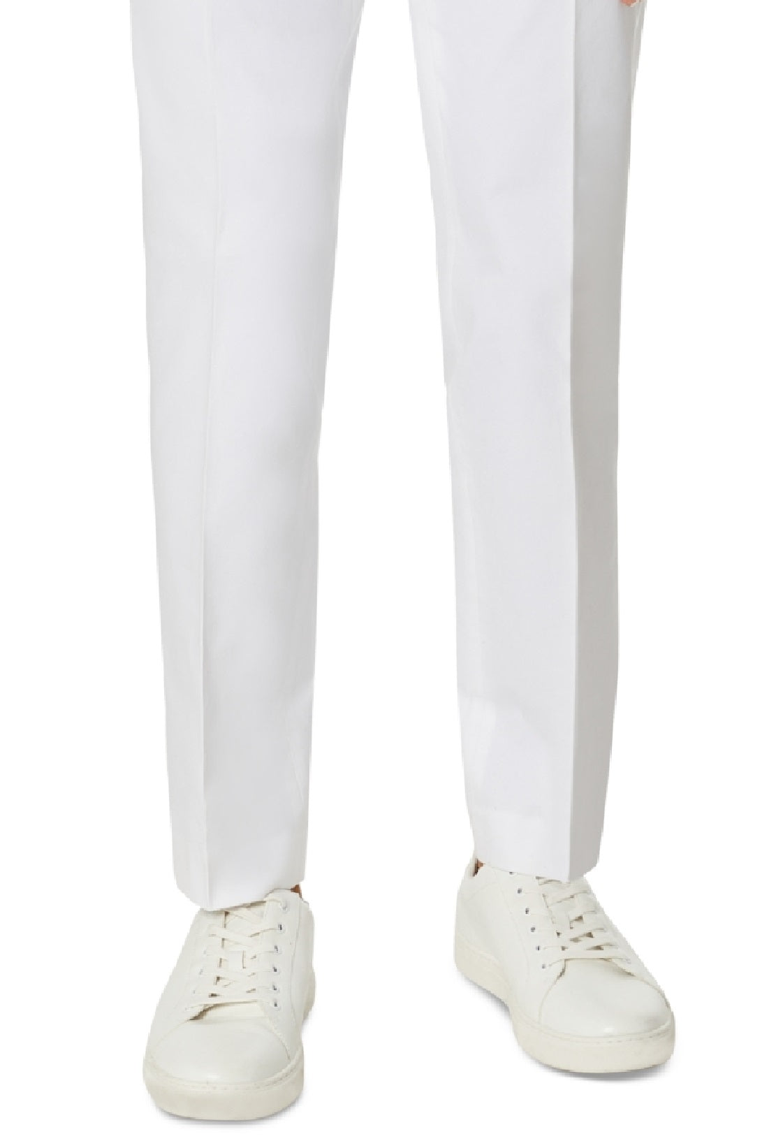 Tommy Hilfiger Men's Modern Fit Th Flex Stretch Chambray Suit Separate Pant White Size 33X32