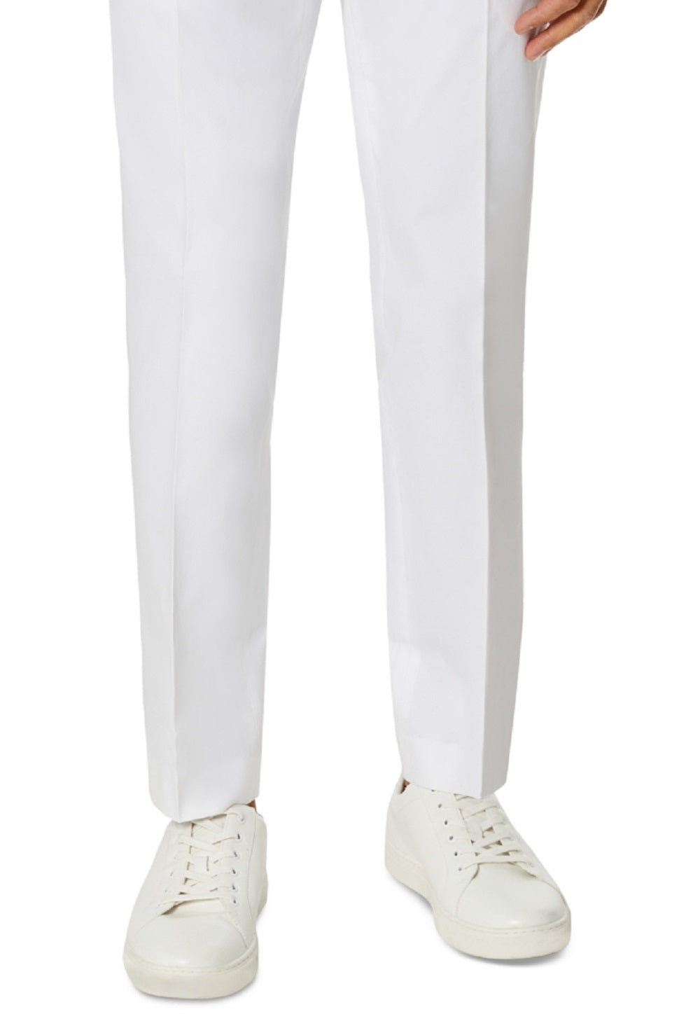 Tommy Hilfiger Men's Modern Fit Th Flex Stretch Chambray Suit Separate Pant White Size 34X34