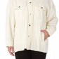Black Tape Women's Corduroy Shacket Beige Size Petite Small