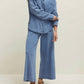 Z Supply - Reese Jersey Denim Button Up Shirt