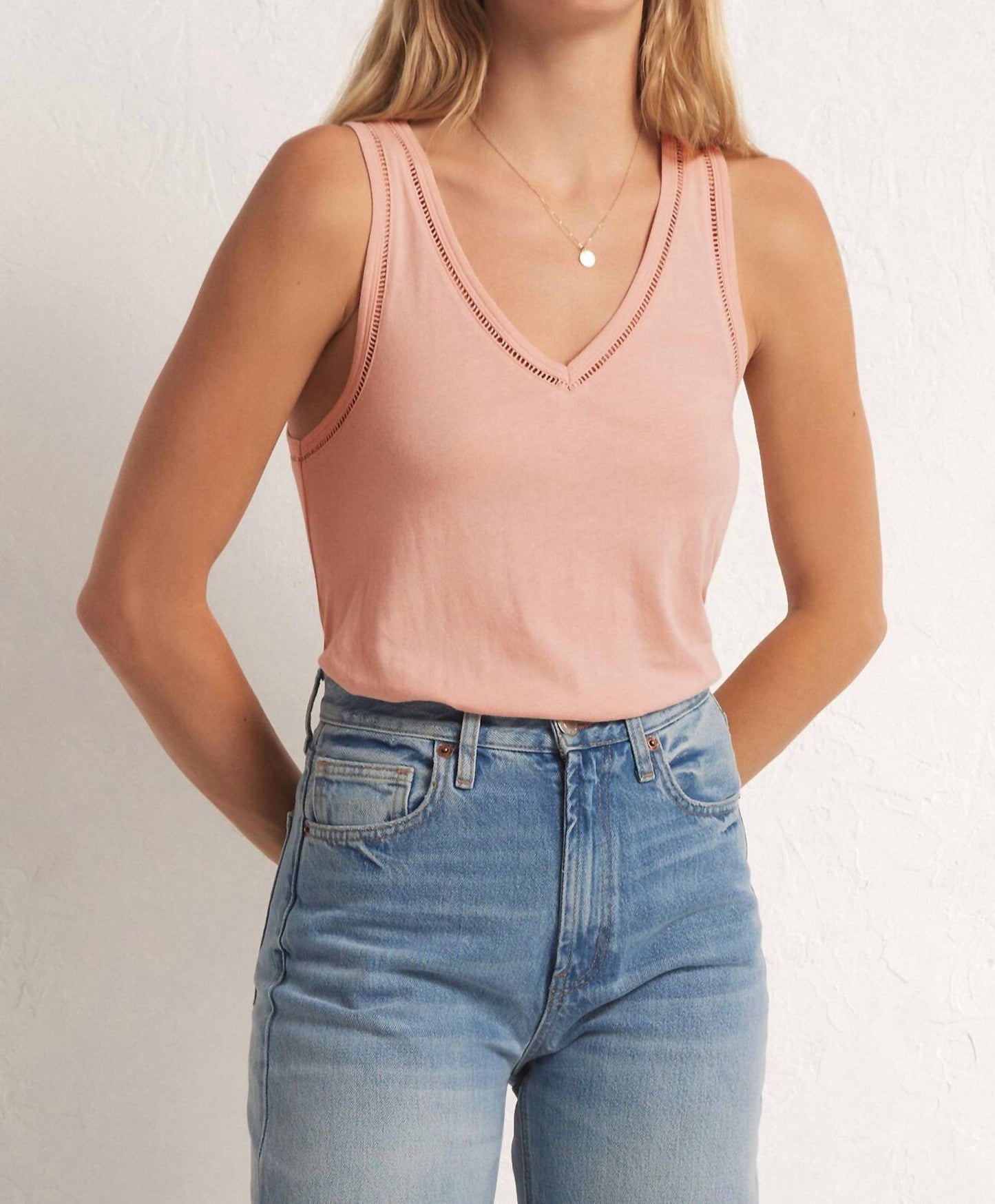 Z Supply - Vagabond Lace Trim Tank