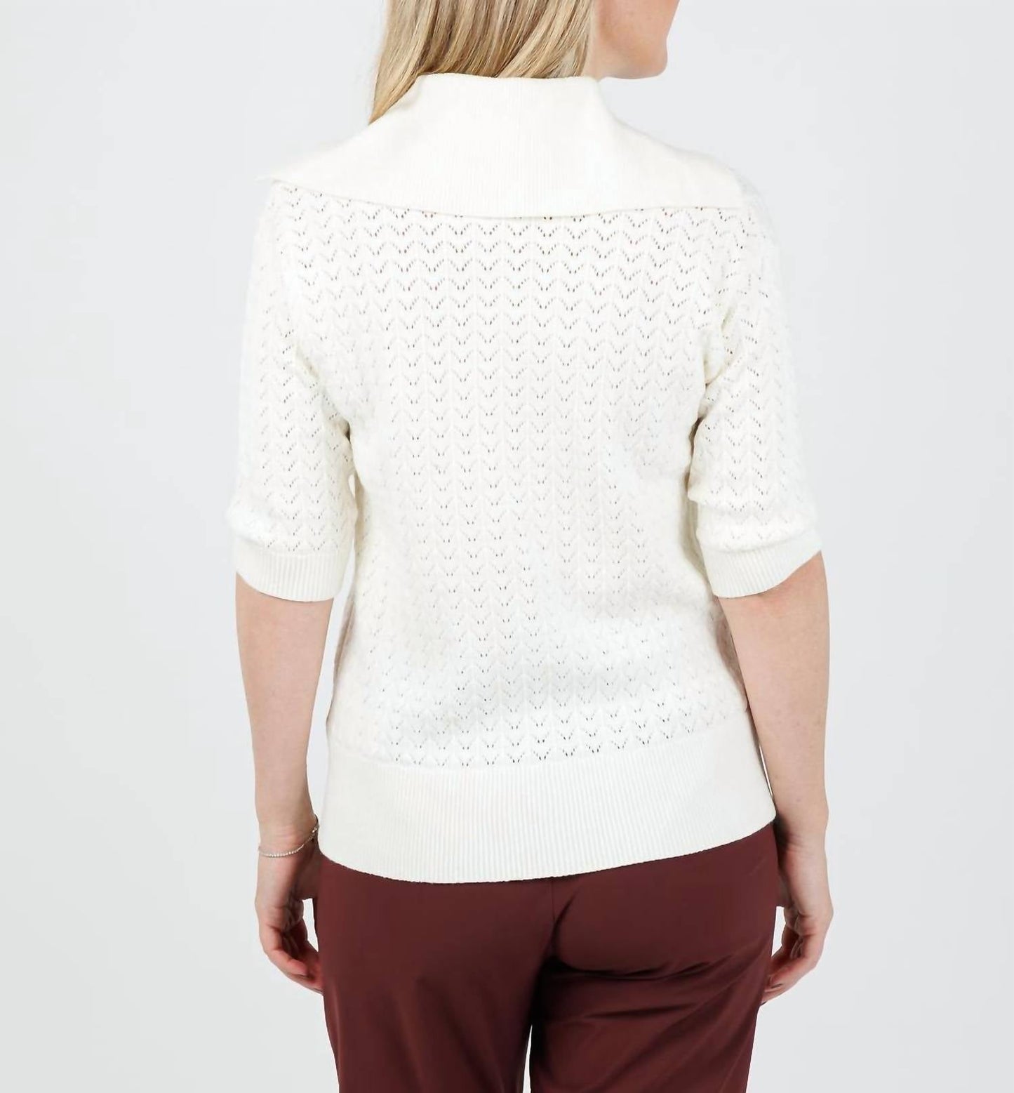 Varley - Arney Half Zip Knit Polo Sweater