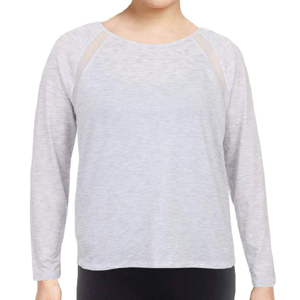 Ideology Women's Fitness Yoga Pullover Top Bright White Size 2 Extra Large
